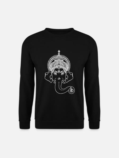 Ganesha Indian God - Unisex Pullover - Schwarz