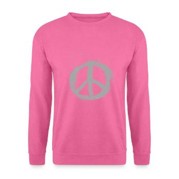 PEACE - Sweat-shirt Unisexe - rose - Devant