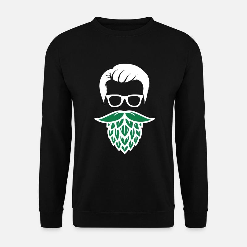 Barbe de houblon - Sweat-shirt Unisexe - noir