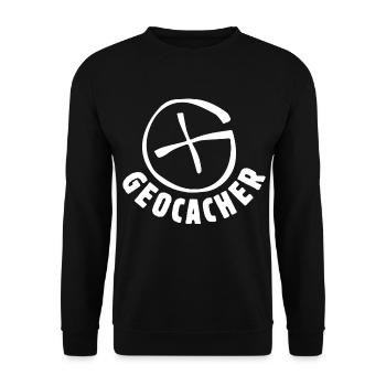 Geocacher - Unisex Pullover - Schwarz - Vorne - Alina (178cm) & Michal (187cm)