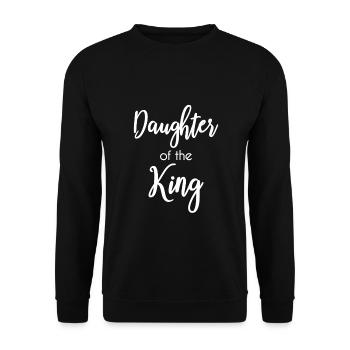 Christian Design Fille du Roi - Sweat-shirt Unisexe - noir - Devant - Alina (178cm) & Michal (187cm)