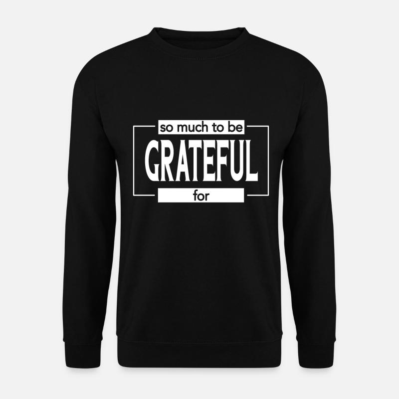 Christian Design Grateful - Unisex Sweatshirt - black
