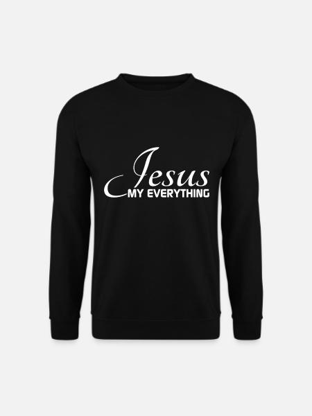 Christian Design Jésus, Mon Tout - Sweat-shirt Unisexe - noir