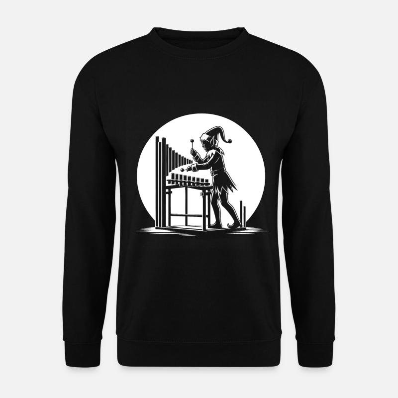 „Elfenvibraphon“ - Unisex Pullover - Schwarz