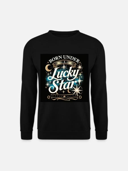 Lucky Star - Unisex Sweatshirt - black