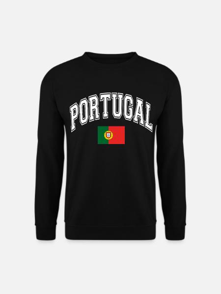Portugal Flag - Unisex Sweatshirt - black