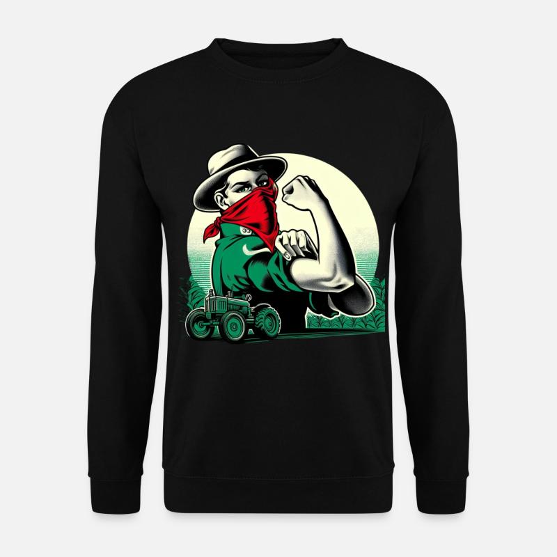 Strong Farmer - Unisex Sweatshirt - black