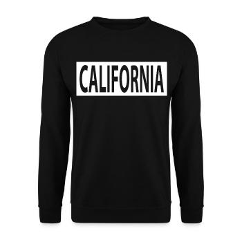 California - Unisex Pullover - Schwarz - Vorne - Alina (178cm) & Michal (187cm)
