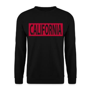California - Unisex Pullover - Schwarz - Vorne - Alina (178cm) & Michal (187cm)