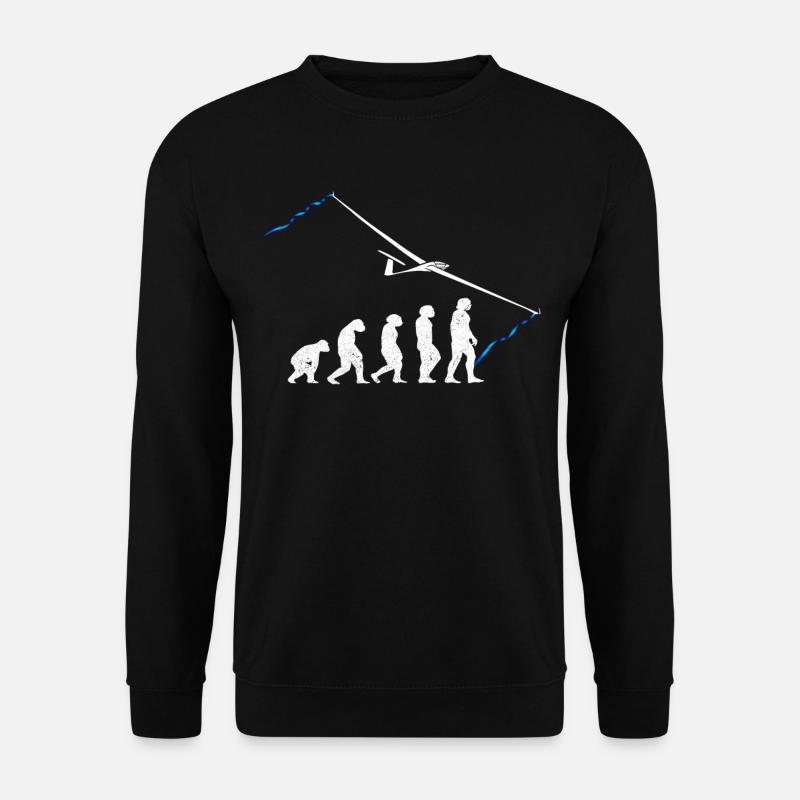 Planeur de glisse évolution planeur - Sweat-shirt Unisexe - noir