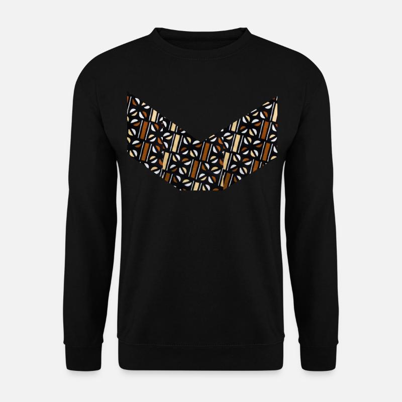 wax love bogolan - Unisex Sweatshirt - black