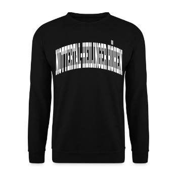 Nottertal-Heilinger Heights - Unisex Sweatshirt - black - Front - Alina (178cm) & Michal (187cm)