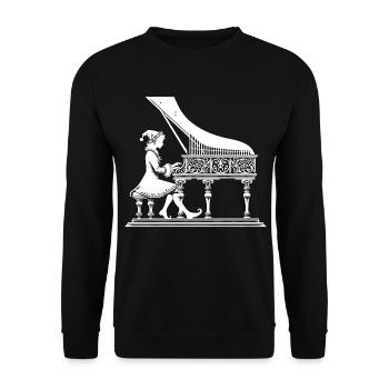 Elf Piano Concerto - Sweat-shirt Unisexe - noir - Devant - Alina (178cm) & Michal (187cm)