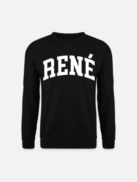 René - Unisex Pullover - Schwarz