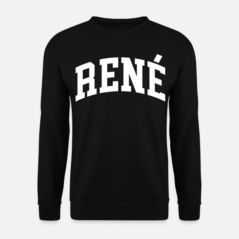 René - Sweat-shirt Unisexe - noir