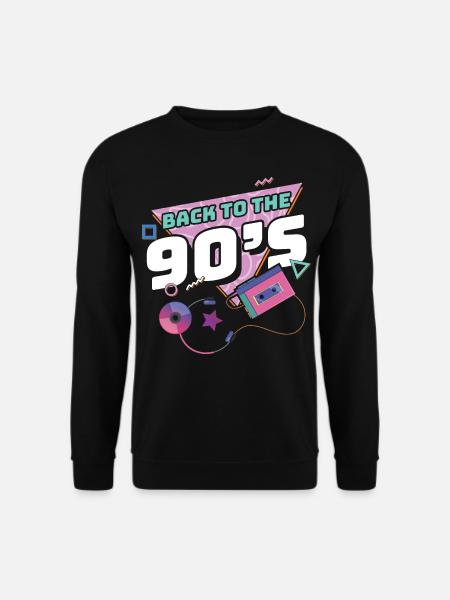 90s 90s Retro Gift - Unisex Sweatshirt - black