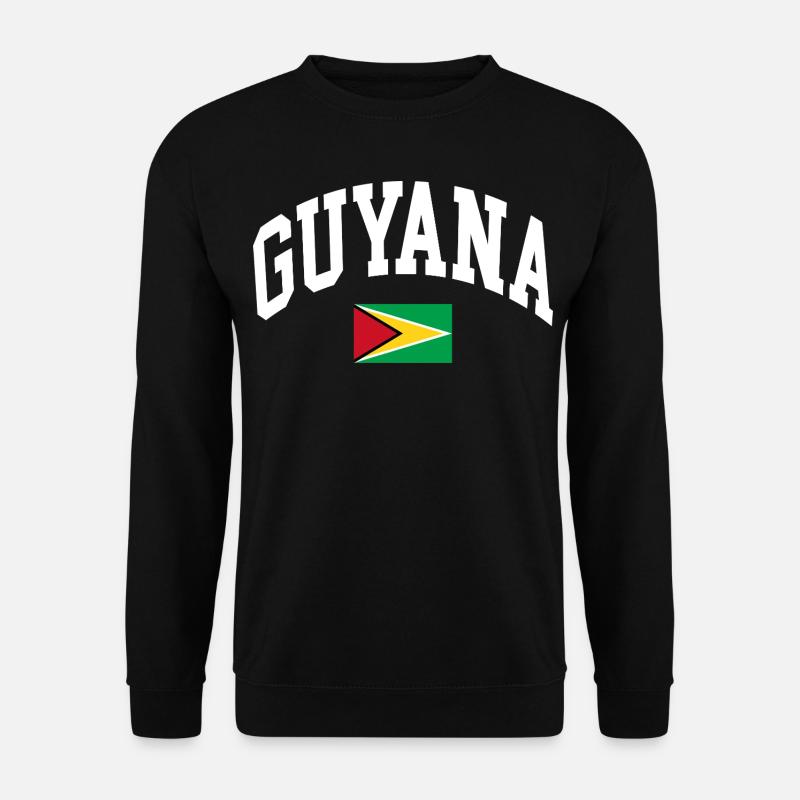 Guyana - Unisex Pullover - Schwarz