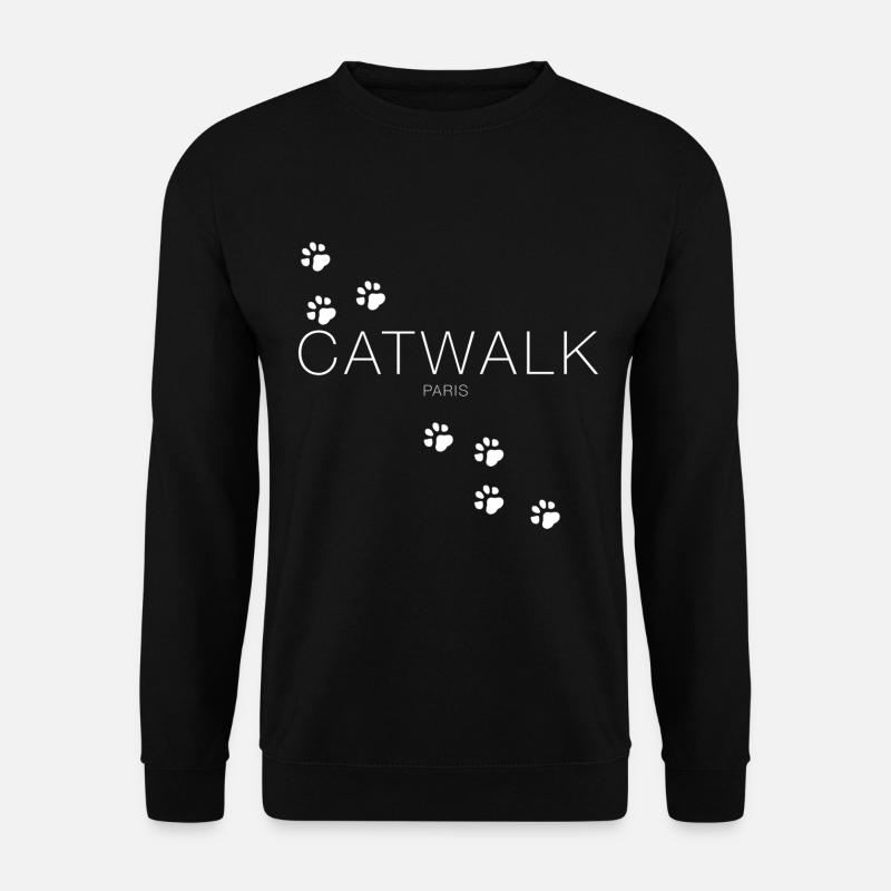 cat - Unisex Sweatshirt - black