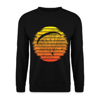 Parapente Parapente Pilote Sun Aviation - Sweat-shirt Unisexe - noir - Devant - Alina (178cm) & Michal (187cm)