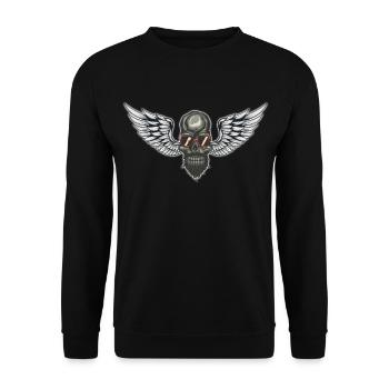 Barber Shop - Unisex Pullover - Schwarz - Vorne - Alina (178cm) & Michal (187cm)