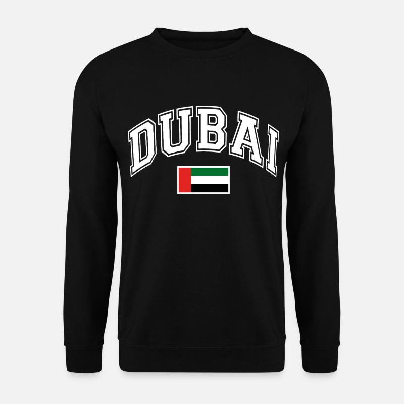 Dubai Flagge - Unisex Pullover - Schwarz