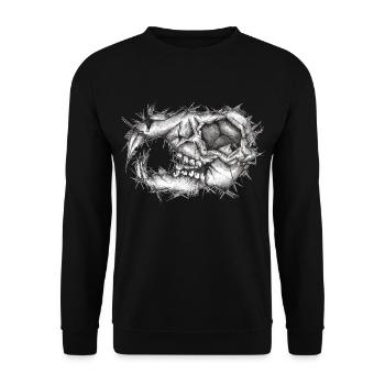 Rat I Liner - Sweat-shirt Unisexe - noir - Devant - Alina (178cm) & Michal (187cm)