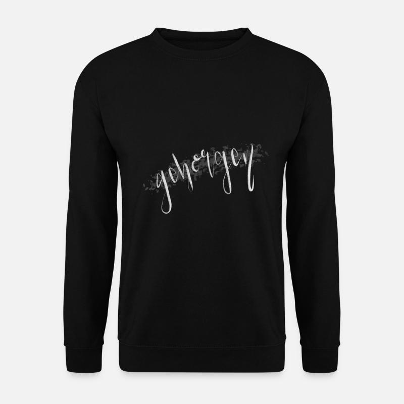 geborgen - Unisex Pullover - Schwarz