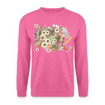 Blumen Blüten - Unisex Pullover - Pink - Vorne