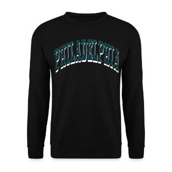 Philadelphia - Unisex Pullover - Schwarz - Vorne - Alina (178cm) & Michal (187cm)