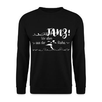 tanz - Unisex Pullover - Schwarz - Vorne - Alina (178cm) & Michal (187cm)