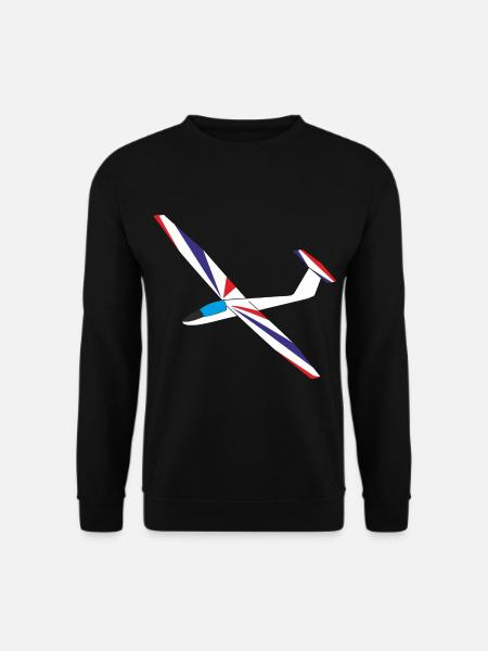 Pilatus B4 glider planeur planeur - Sweat-shirt Unisexe - noir