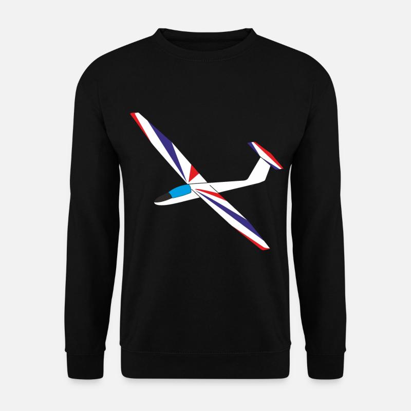 Pilatus B4 Segelflugzeug Segelflieger gleiten - Unisex Pullover - Schwarz