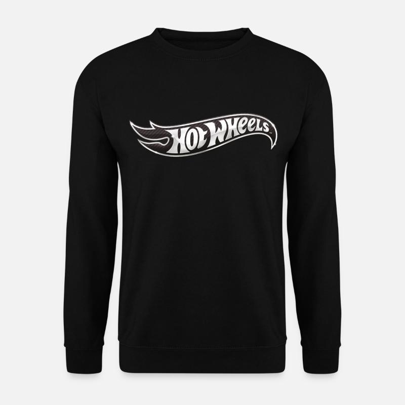 Hot Wheels Logo In Schwarz-Weiß - Unisex Pullover - Schwarz