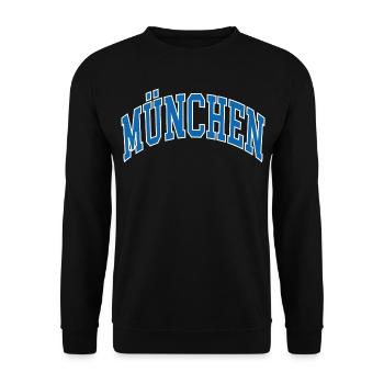 Munich - Unisex Sweatshirt - black - Front - Alina (178cm) & Michal (187cm)