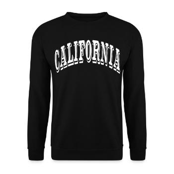 California - Unisex Pullover - Schwarz - Vorne - Alina (178cm) & Michal (187cm)