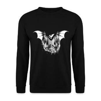 Konzert der Nachtflügler - Unisex Pullover - Schwarz - Vorne - Alina (178cm) & Michal (187cm)
