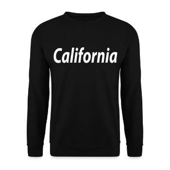 California - Unisex Pullover - Schwarz - Vorne - Alina (178cm) & Michal (187cm)