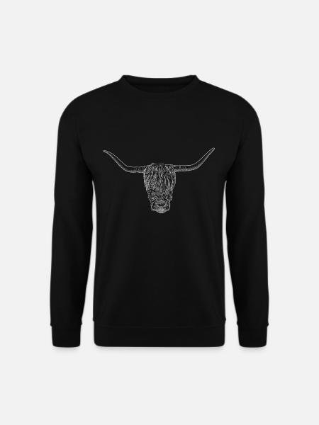 Yak / Ochse / Bulle - Unisex Pullover - Schwarz