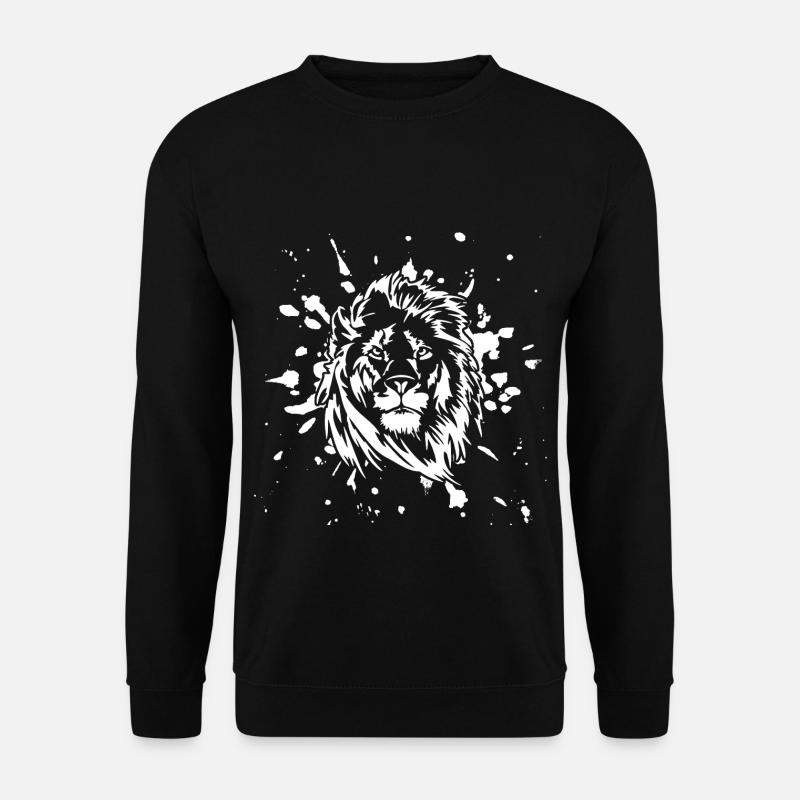 Lion - Sweat-shirt Unisexe - noir