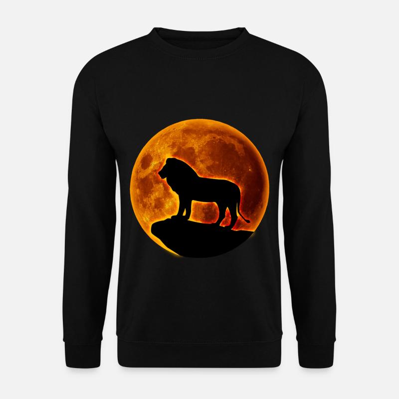 Lion - Unisex Sweatshirt - black
