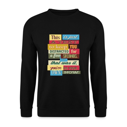 Funny text - Unisex Pullover