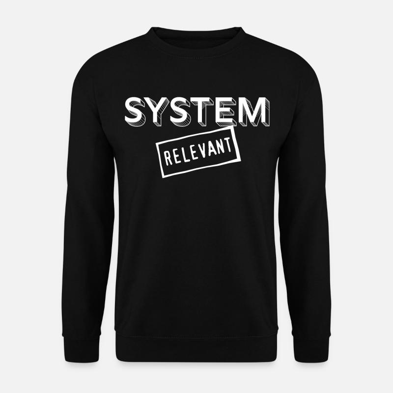 22 Pertinence systémique - Sweat-shirt Unisexe - noir