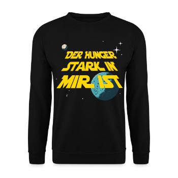 Grillschürze - Lustiger Joda Spruch - Unisex Pullover - Schwarz - Vorne - Alina (178cm) & Michal (187cm)