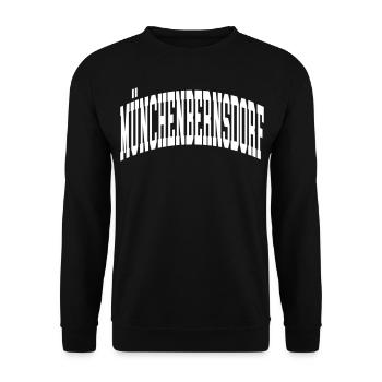 Münchenbernsdorf - Sweat-shirt Unisexe - noir - Devant - Alina (178cm) & Michal (187cm)