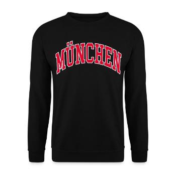 München - Unisex Pullover - Schwarz - Vorne - Alina (178cm) & Michal (187cm)