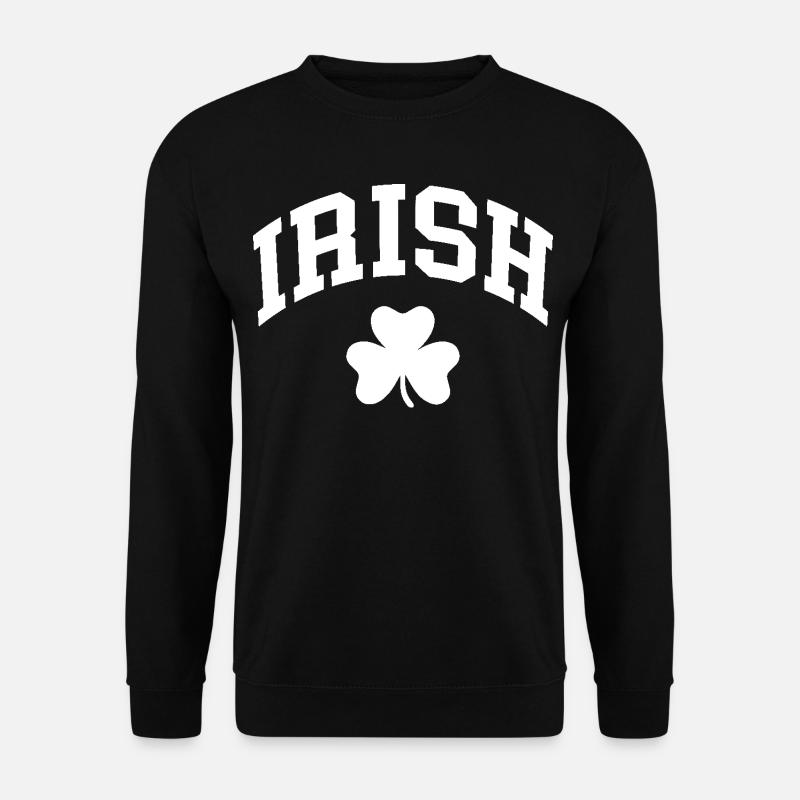 Irish Shamrock - Unisex Pullover - Schwarz