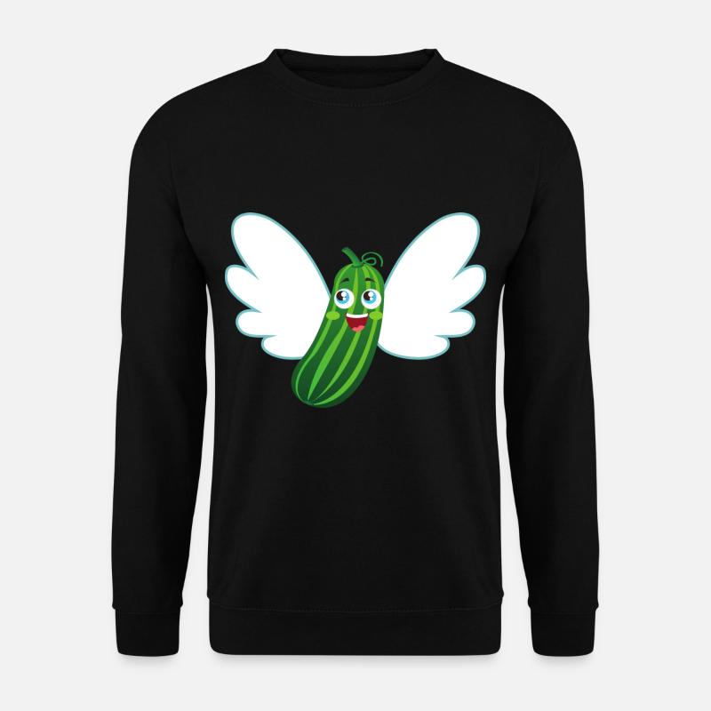 concombre volant - Sweat-shirt Unisexe - noir