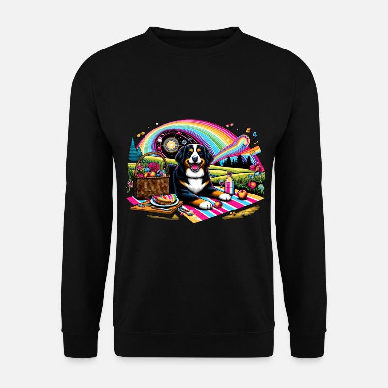 Bouvier bernois au pique- - Sweat-shirt Unisexe - noir