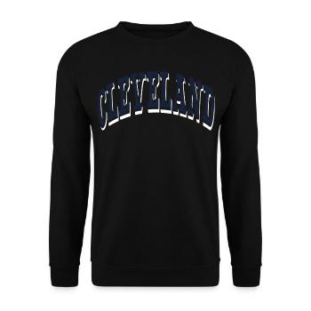 Cleveland - Unisex Sweatshirt - black - Front - Alina (178cm) & Michal (187cm)
