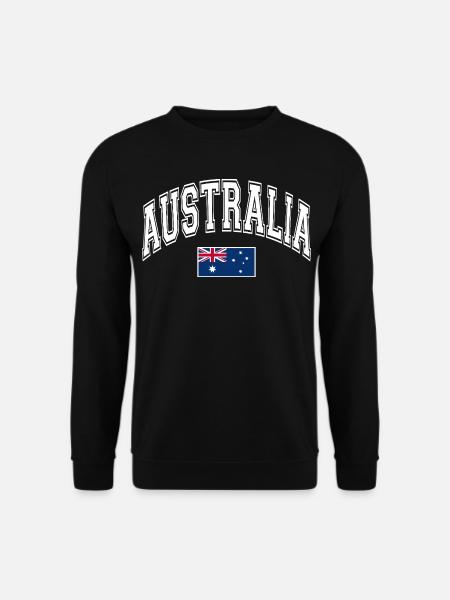 Australia Flag - Unisex Sweatshirt - black